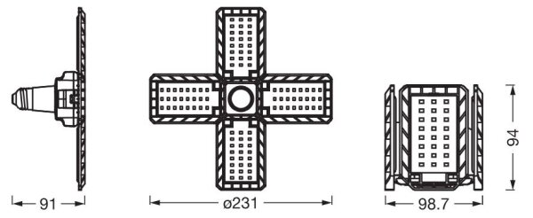 LED Žiarovka HIGHBAY E27/23W/230V 4000K - Ledvance