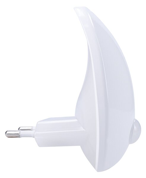 SOLIGHT LED nočné svetielko s pohybovým a svetelným sensorom 0,7W, 3000K, 230V