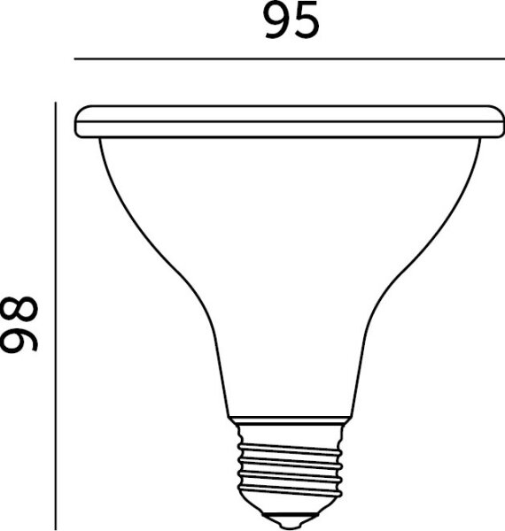 LED Žiarovka na rast rastlín VITABLOOM E27/9W/230V 1200K čierna - Brilagi