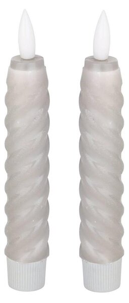 Eglo 422229 - SADA 2x LED Sviečka ANDRAFIABE LED/1xAAA 15 cm šedá