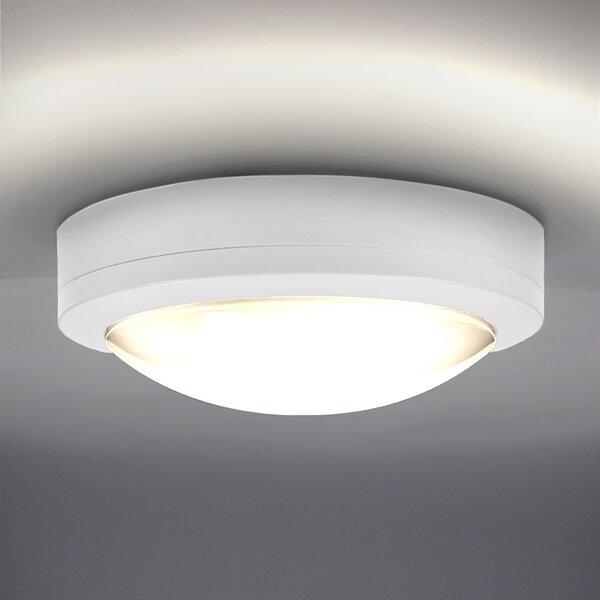 SOLIGHT LED vonkajšie osvetlenie Siena 13W, 910lm, 4000K, IP54, 17cm, kruhové biele