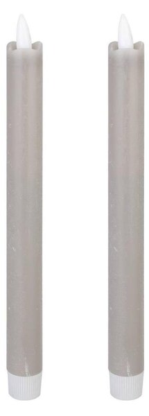 Eglo 422222 - SADA 2x LED Sviečka ANDRAFIABE LED/1xAAA 24,5 cm šedá