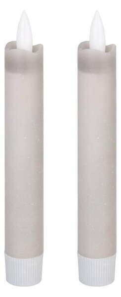 Eglo 422223 - SADA 2x LED Sviečka ANTANABE LED/1xAAA 15 cm šedá