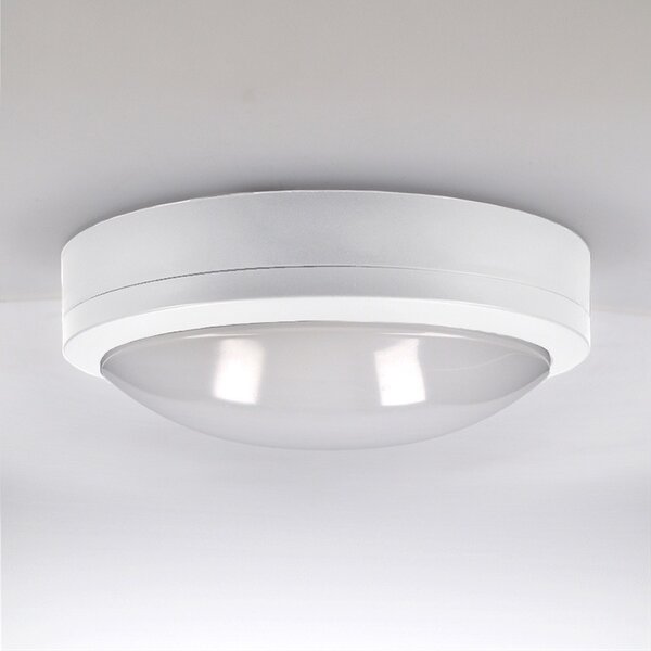 SOLIGHT LED vonkajšie osvetlenie Siena biele 20W, 1500lm, 4000K, IP54, 23cm