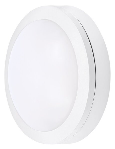 SOLIGHT LED vonkajšie osvetlenie Siena 13W, 910lm, 4000K, IP54, 17cm, kruhové biele