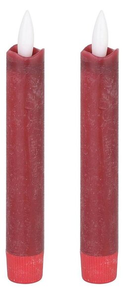 Eglo 422216 - SADA 2x LED Sviečka ANTANABE LED/1xAAA 15 cm červená