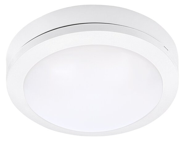 SOLIGHT LED vonkajšie osvetlenie Siena 13W, 910lm, 4000K, IP54, 17cm, kruhové biele