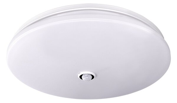 SOLIGHT LED stropné svetlo PLAIN s PIR sensorom, 18W, 1260lm, 3000K, okrúhle, 33cm