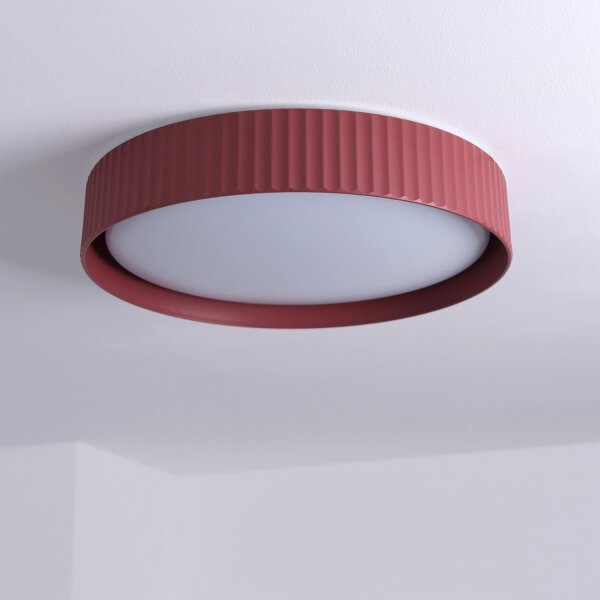 Brilagi-LED Stmievateľné stropné svietidlo LUCIA LED/48W/230V priemer 41 cm červené + DO