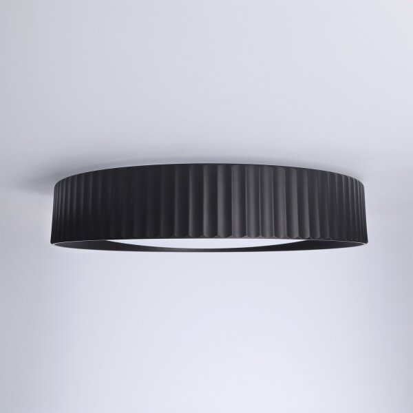 Brilagi - LED stmievateľné stropné svietidlo LUCIA LED/48W/230V pr. 41 cm čierne+diaľkové ovládanie