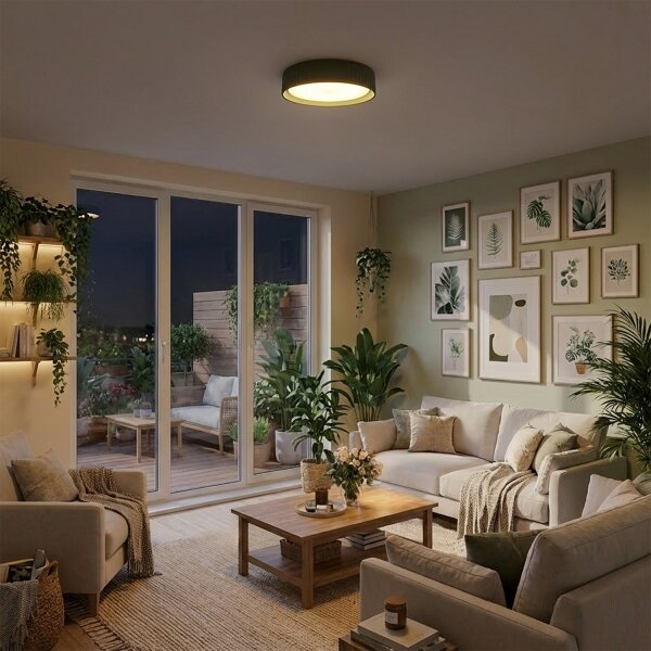 Brilagi - LED stropné svietidlo LUCIA LED/24W/230V priemer 31 cm zelené