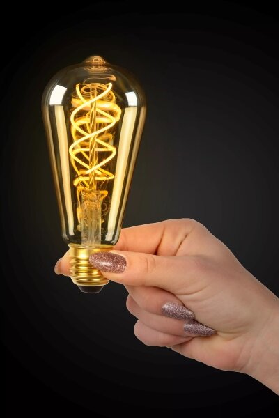 LED Žiarovka so senzorom súmraku FILAMENT E27/4W/230V 2200K - Lucide 49034/04/62