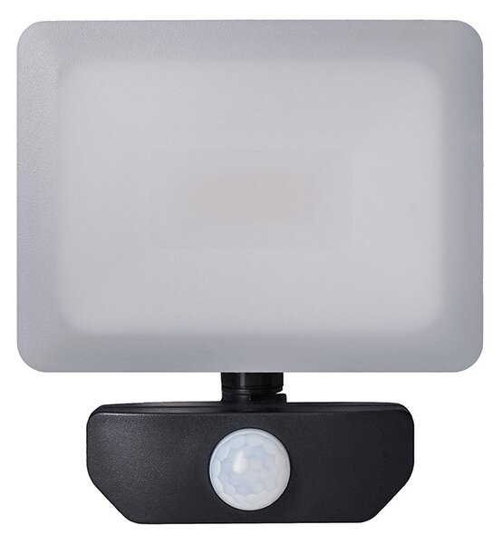 SOLIGHT LED reflektor Quick so senzorom, 20W, 1700lm, 4000K, IP44, čierny