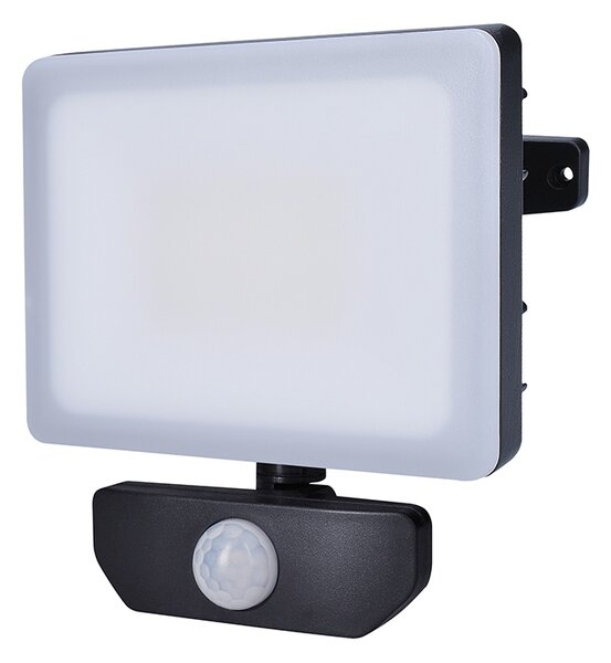 SOLIGHT LED reflektor Quick so senzorom 30W/2550lm/ 4000K/IP65/čierny