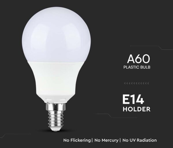 LED Žiarovka SAMSUNG CHIP A60 E14/8,5W/230V 3000K