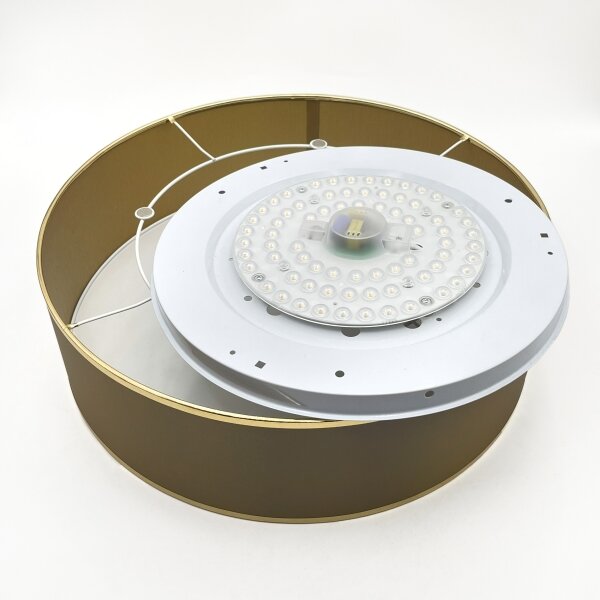LED stropné svietidlo SIRJA LED/36W/230V pr. 45 cm hnedá/zlatá
