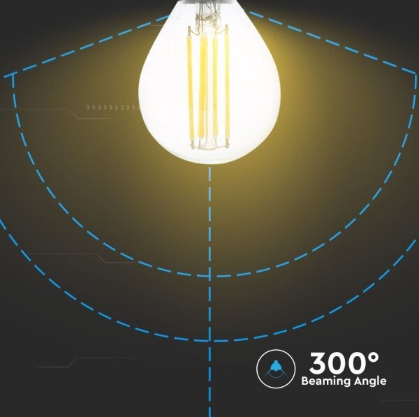LED Žiarovka FILAMENT P45 E14/4W/230V 4000K
