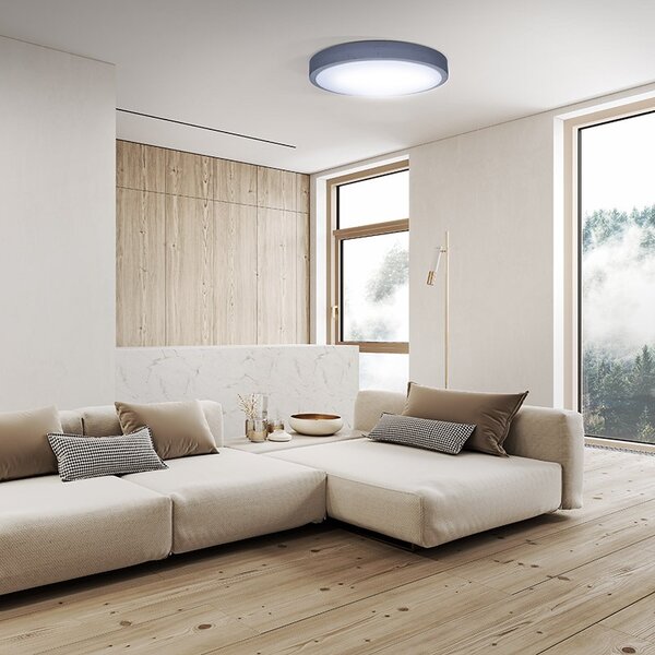 SOLIGHT LED osvetlenie Grey CCT, 48W, 3360lm, 38cm