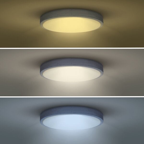SOLIGHT LED osvetlenie Grey CCT, 48W, 3360lm, 38cm