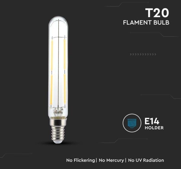 LED Žiarovka FILAMENT T20 E14/4W/230V 3000K