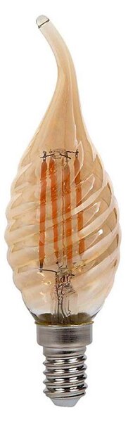 LED Žiarovka FILAMENT E14/4W/230V 2200K