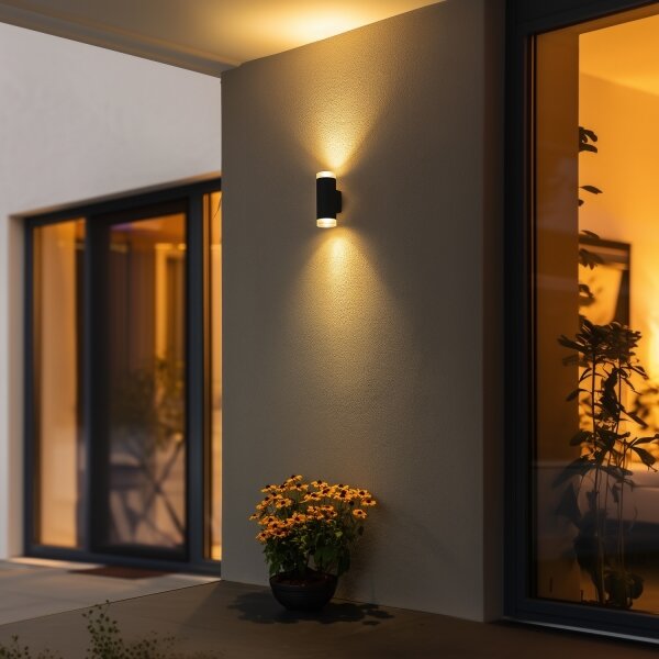 Brilagi - Vonkajšie nástenné svietidlo MATERA 2xGU10/30W/230V IP54