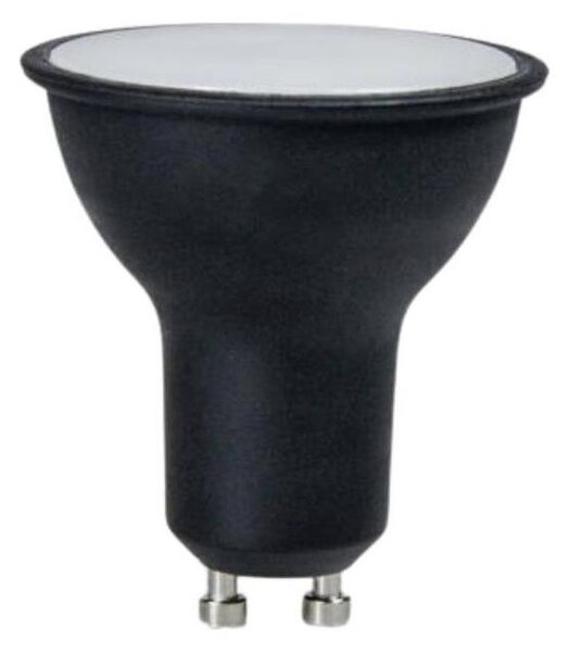 LED Žiarovka GU10/6W/230V 3000K čierna
