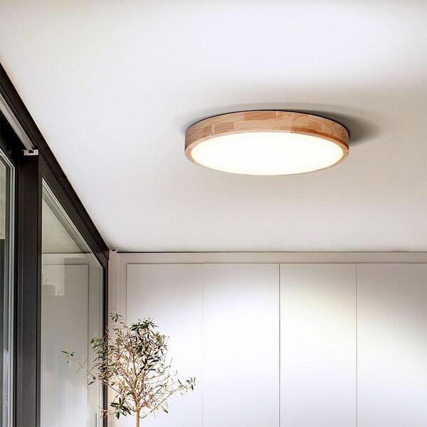 SOLIGHT LED osvetlenie Solid Oak CCT, 48W, 3360lm, 39cm
