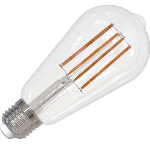 LED Stmievateľná žiarovka FILAMENT ST64 E27/11W/230V 3000K