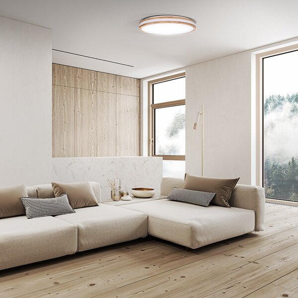SOLIGHT LED osvetlenie Woody CCT, 48W, 3360lm, 38cm