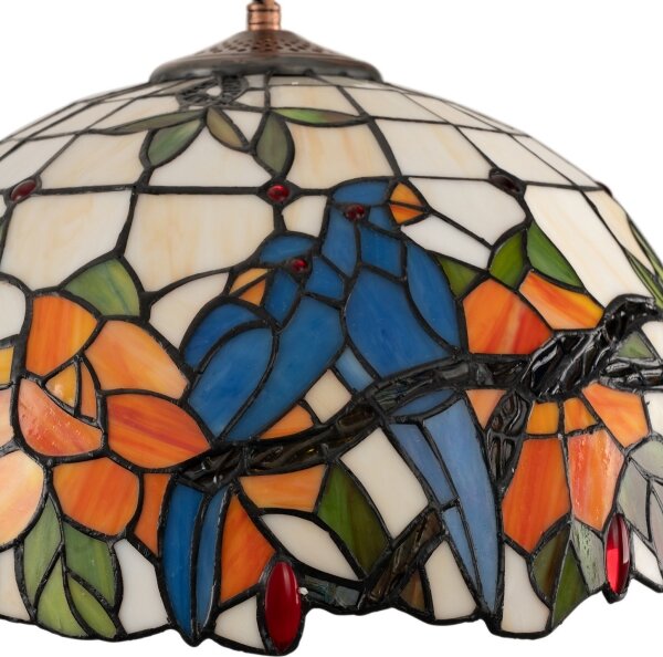 Brilagi - Tiffany vitrážový luster na reťazi JUNGLE 1xE27/60W/230V priemer 40 cm