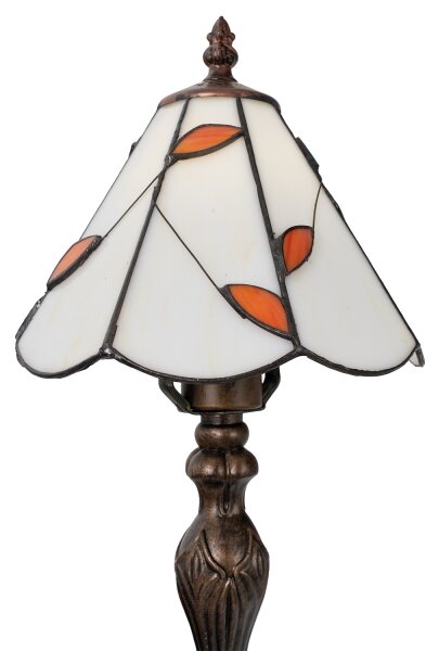 Brilagi - Tiffany vitrážová stolová lampa FOLIA 1xE27/60W/230V