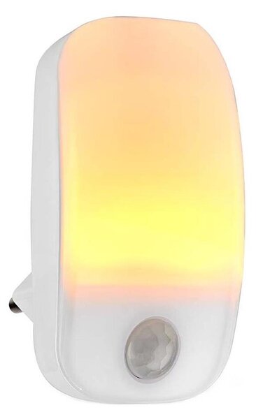 Nedis LNLW10WT - LED Orientačné svietidlo so senzorom do zásuvky LED/0,55W/230V