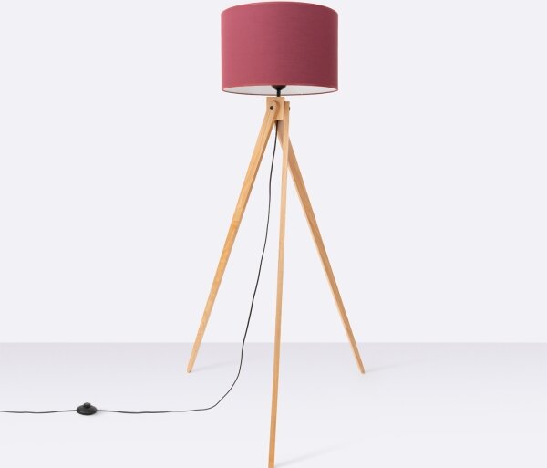 Sollux SL.1907 - Stojacia lampa NATT 1xE27/15W/230V červená
