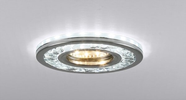 LED Podhľadové svietidlo EYE 1xGU10/50W + LED/3W/230V