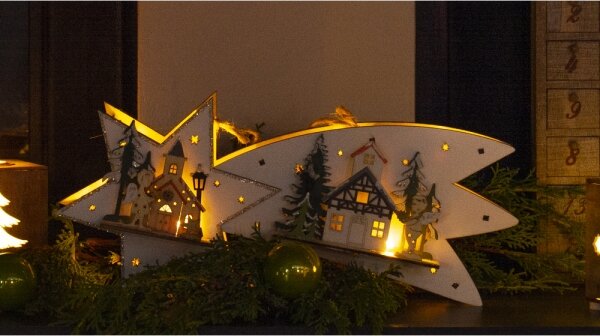 Retlux - LED Vianočná dekorácia LED/2xAA kométa