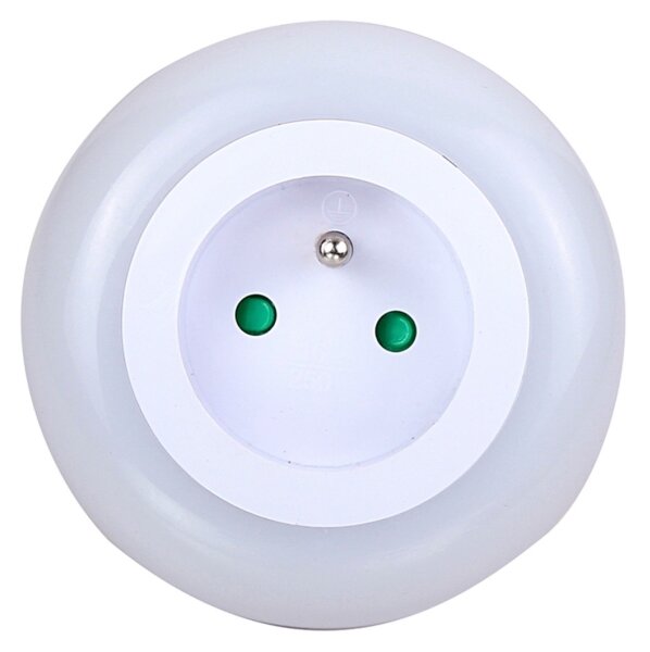 Retlux - LED Orientačné svietidlo so súmrakovým senzorom a zásuvkou LED/0,6W/230V