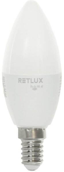 Retlux - LED RGBW Stmievateľná žiarovka C37 E14/4,5W/230V 2700-6500K Wi-Fi Tuya