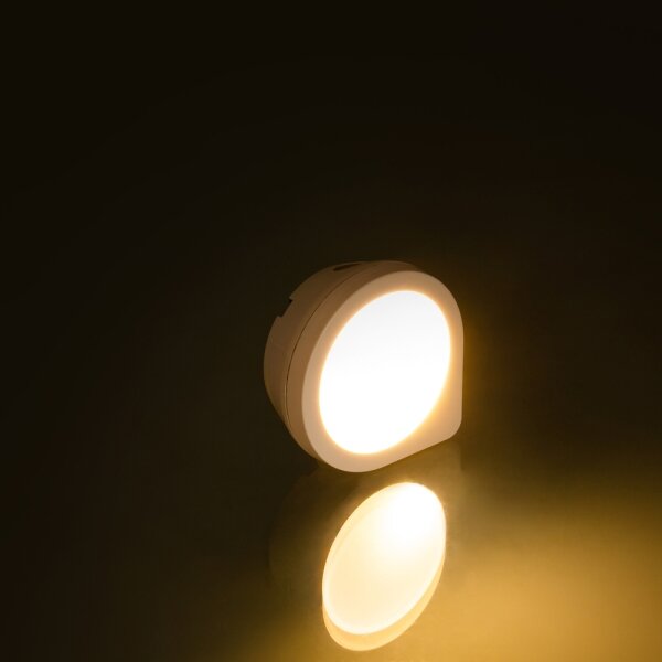 Retlux - LED Orientačné svietidlo so senzorom do zásuvky LED/0,4W/230V 3000K biela