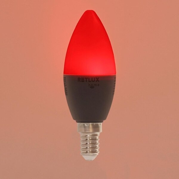 Retlux - LED RGBW Stmievateľná žiarovka C37 E14/4,5W/230V 2700-6500K Wi-Fi Tuya