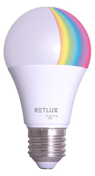 Retlux - LED RGBW Stmievateľná žiarovka A60 E27/9W/230V 2700-6500K Wi-Fi Tuya