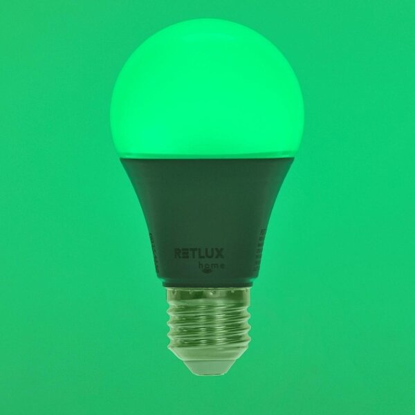 Retlux - LED RGBW Stmievateľná žiarovka A60 E27/9W/230V 2700-6500K Wi-Fi Tuya