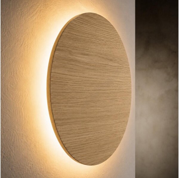 Nástenné svietidlo LUNA 4xG9/8W/230V priemer 40 cm dub