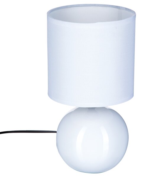 Atmosphera - Stolná lampa TIMÉO 1xE14/60W/230V lesklá biela