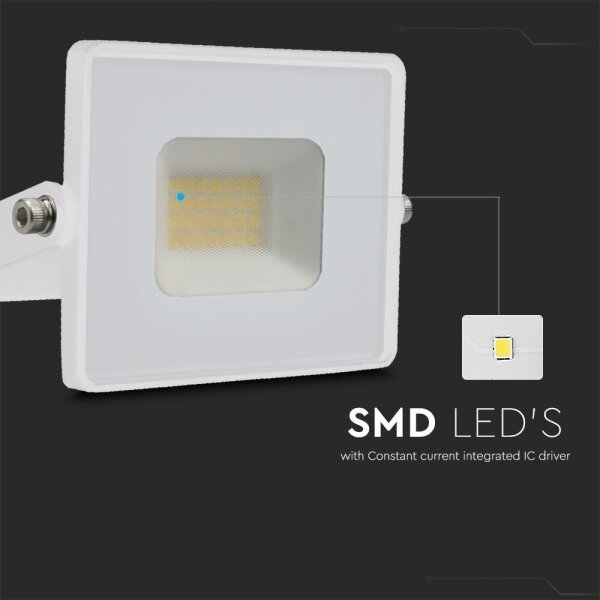 LED Reflektor LED/20W/230V 6500K IP65 biela