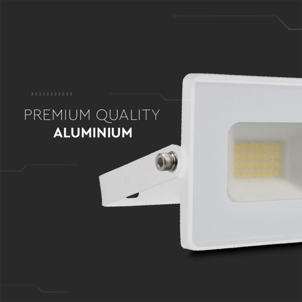 LED Reflektor LED/20W/230V 6500K IP65 biela