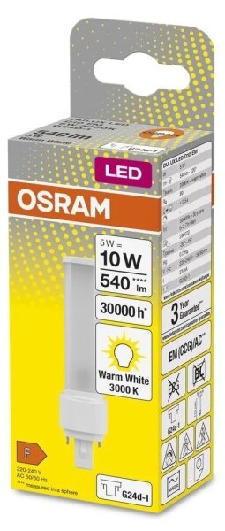 LED Žiarovka G24d-1/5W/230V 3000K - Osram