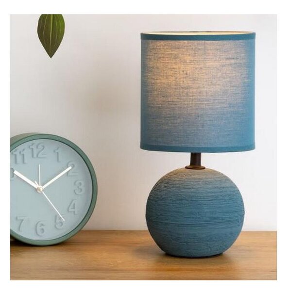 Atmosphera - Stolná lampa TIMÉO 1xE14/60W/230V modrá