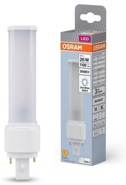 LED Žiarovka G24d-3/9W/230V 4000K - Osram