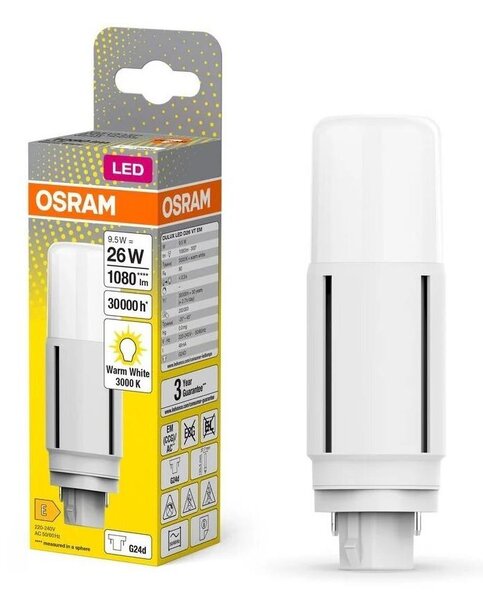 LED Žiarovka G24d/9,5W/230V 3000K - Osram